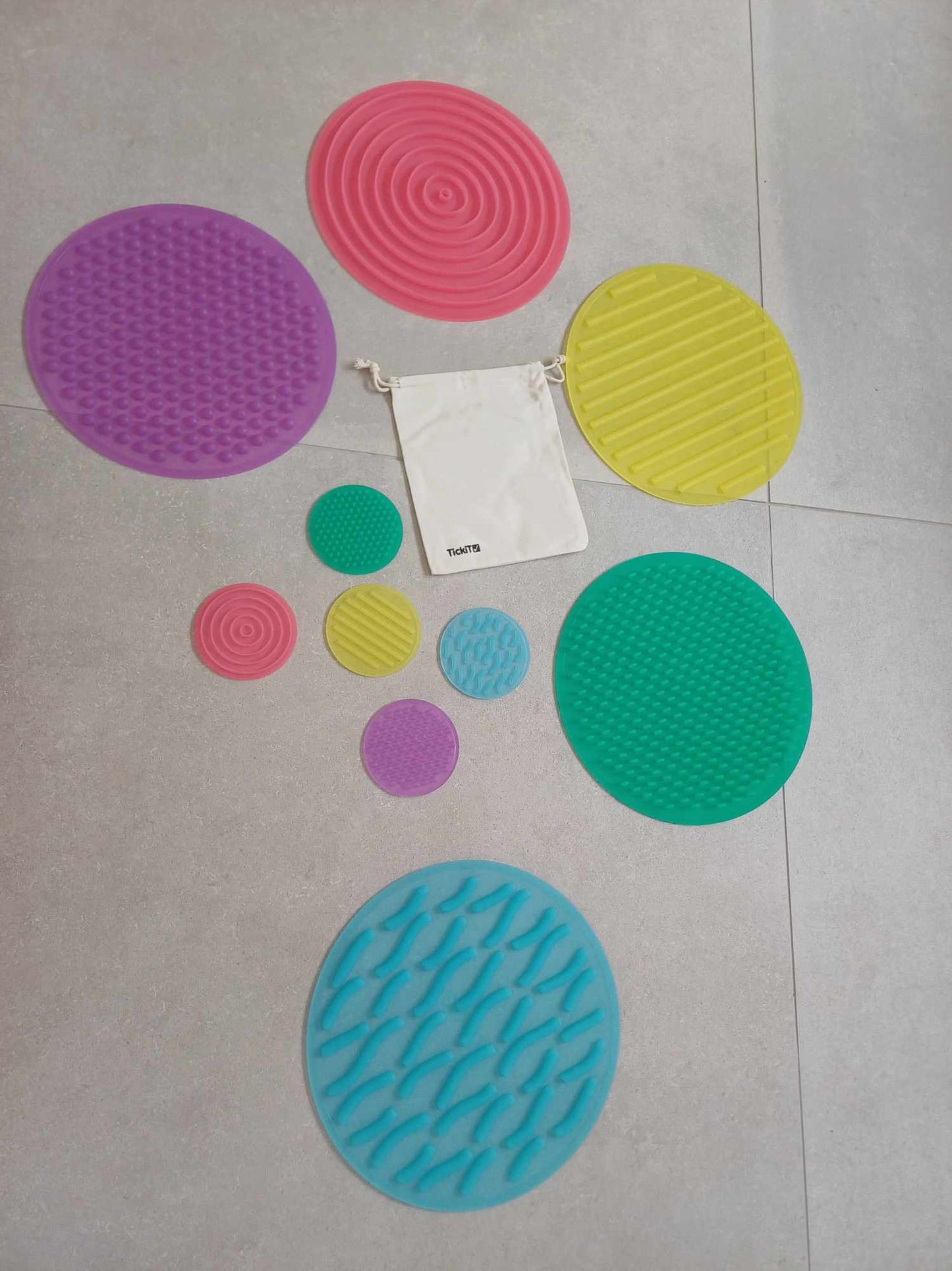 Tickit Silishapes sensorische circels set