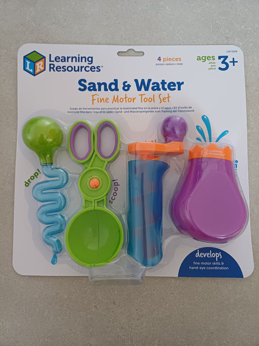 Zand en water sensorische ontdek set