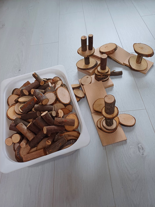 Natuurlijke houten bouwmaterialen