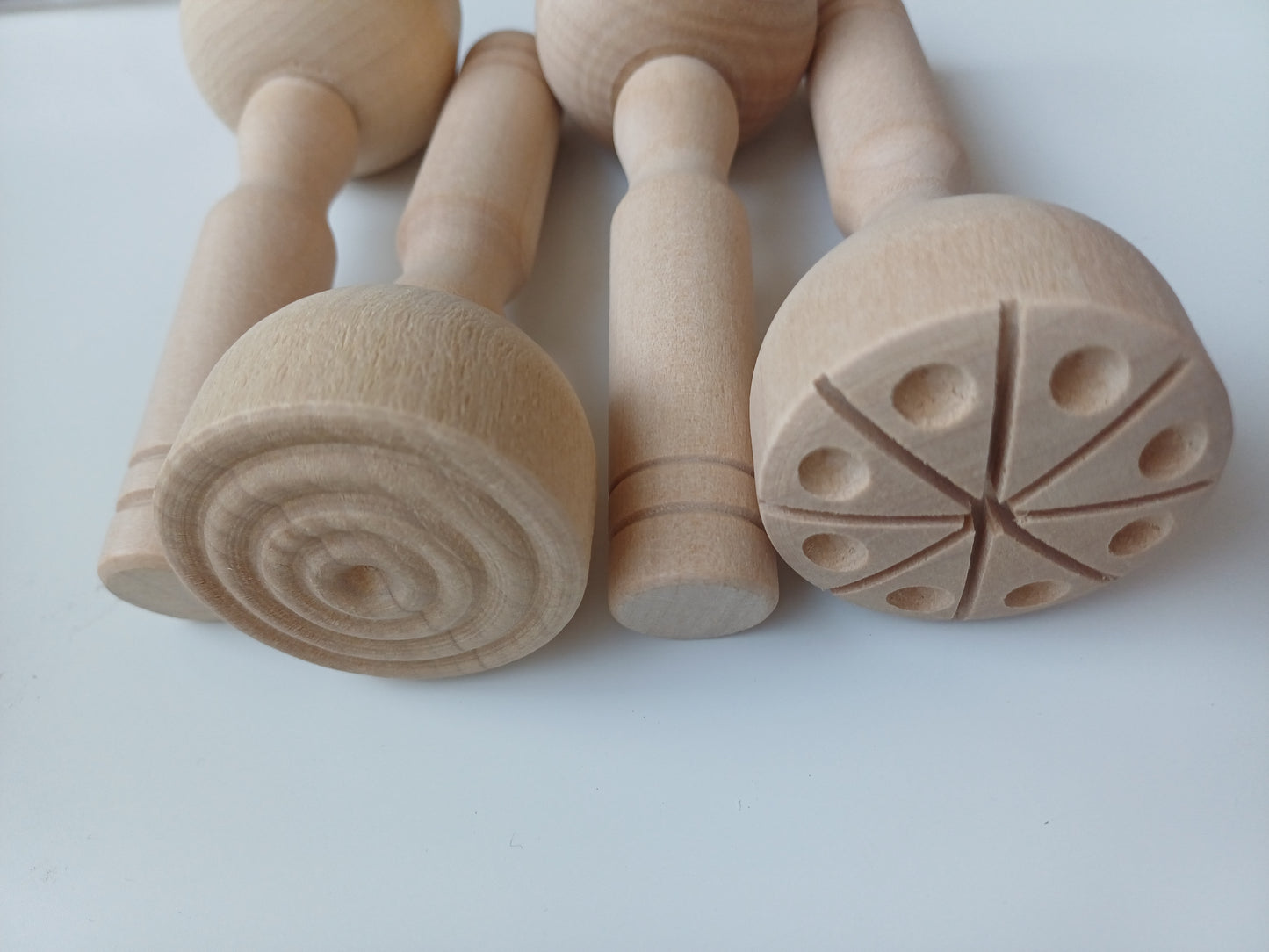 Stempels hout voor kinetisch zand