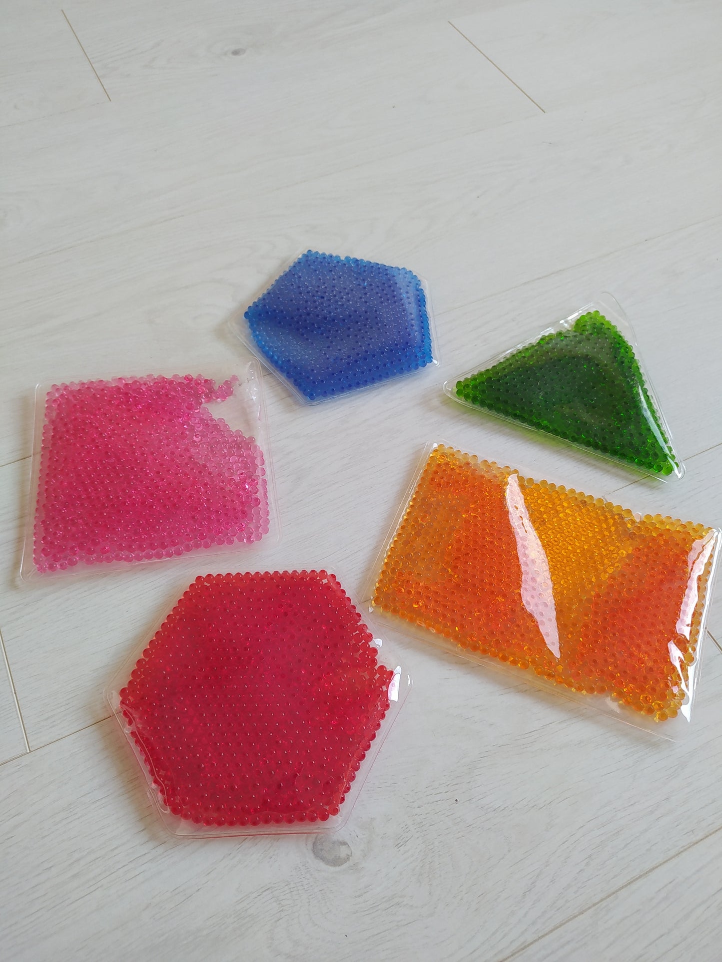 Geo vormen set 6 kleuren