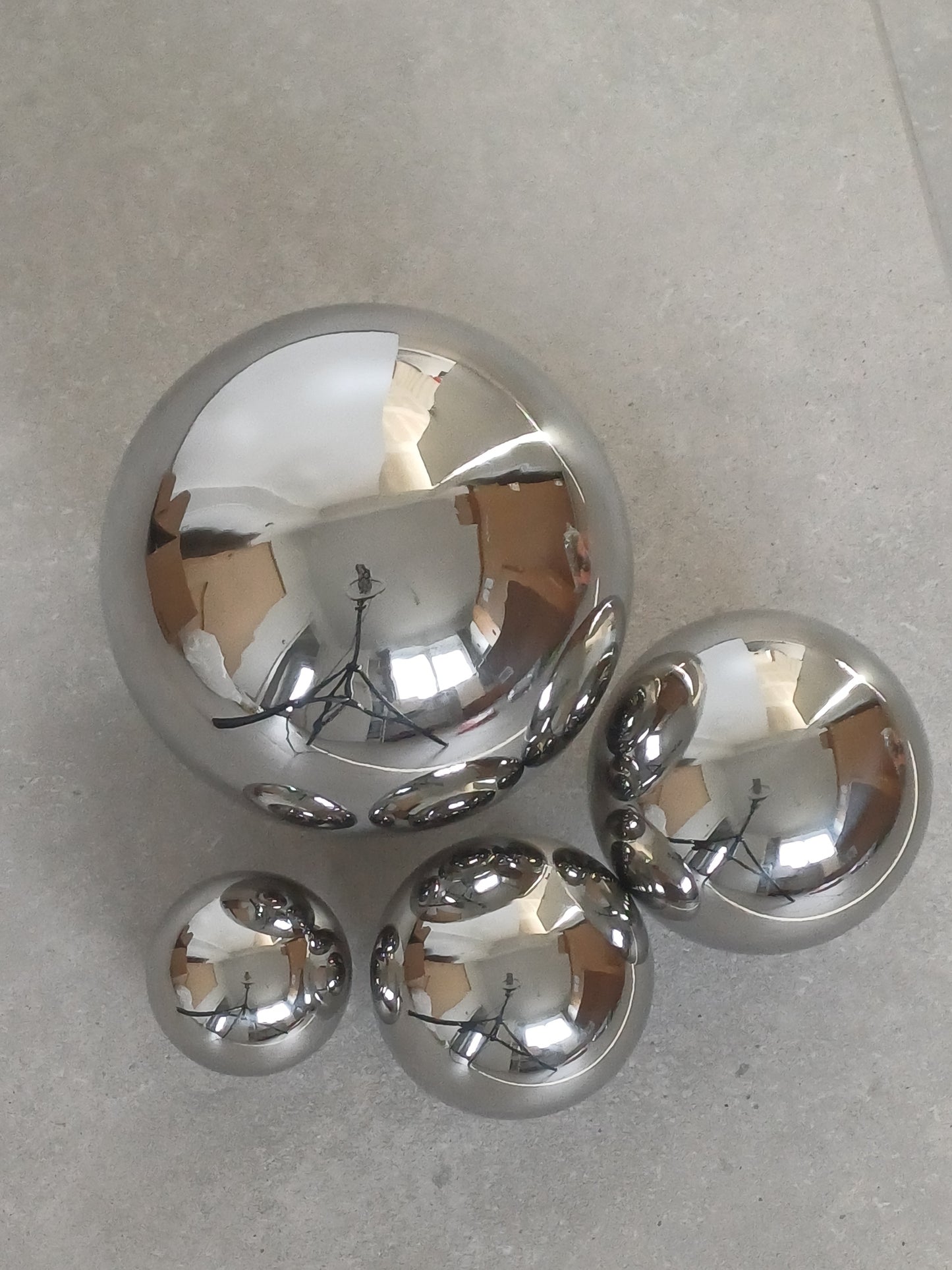 Tickit sensorische reflecterende zilveren spiegel ballen